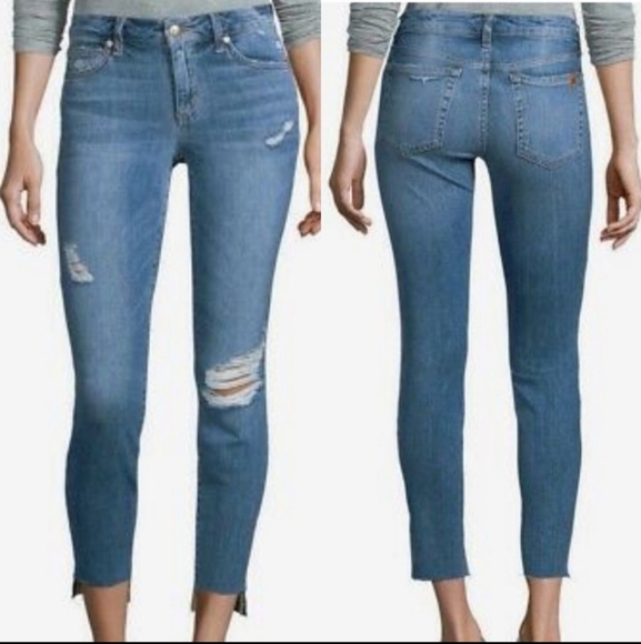 Joe's Jeans Denim - Joe's skinny ankle raw hem jeans